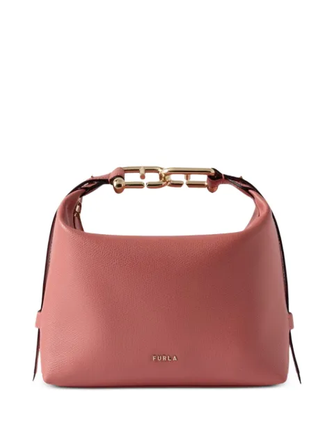 Furla small Tonie textured-leather shoulder bag Pink WE00877AX00231007