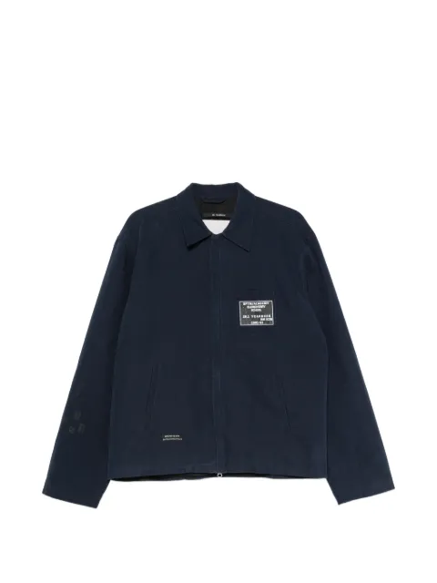 Song For The Mute logo-patch zip-up jacket Blue 261MJK128P11