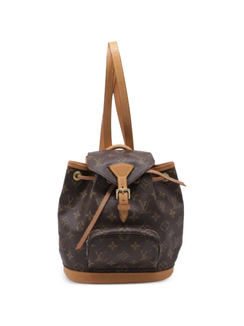 Louis Vuitton Pre-Owned Montsouris backpack Brown GILTPUUSBA721747W