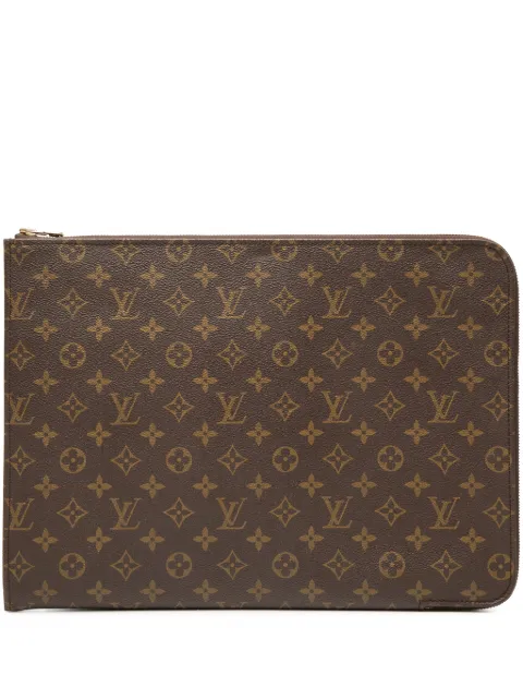 Louis Vuitton Pre-Owned 1992 Monogram Poche Documents Portfolio business bag Brown 2HXXYKI61NKXP03A