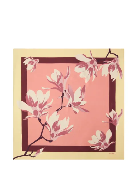 Furla Tortona floral-print scarf Neutrals WT00021BX47054401