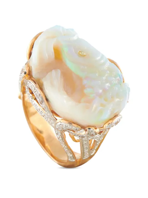 LB Exclusive opal and diamond ring Pink MF08043026