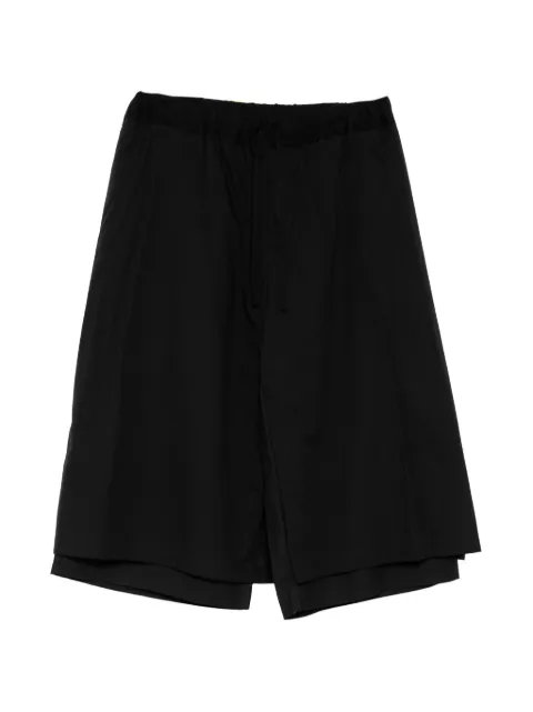 Giovanni Cavagna drawstring layered trousers Black UP0721