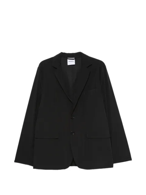 ASPESI single-breasted notched-lapels blazer Black S6II416M080