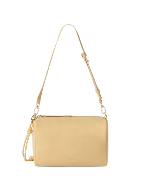 Furla large logo-debossed leather crossbody bag Neutrals WE00922BX2269