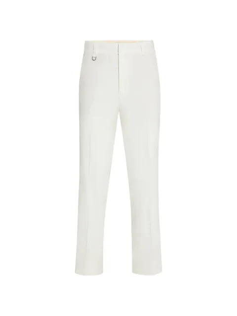 Paolo Pecora stretch-linen loose-fit chino trousers White 26EC1M0B07336321102