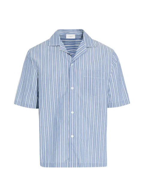 Paolo Pecora striped short-sleeve shirt Blue 26EC1M0G0221522RD11