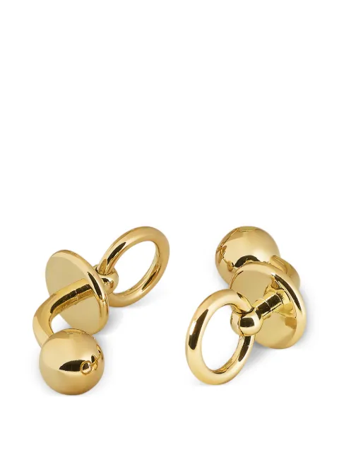 Maison Close Chambre Noire ring-detail cufflinks Gold 563142