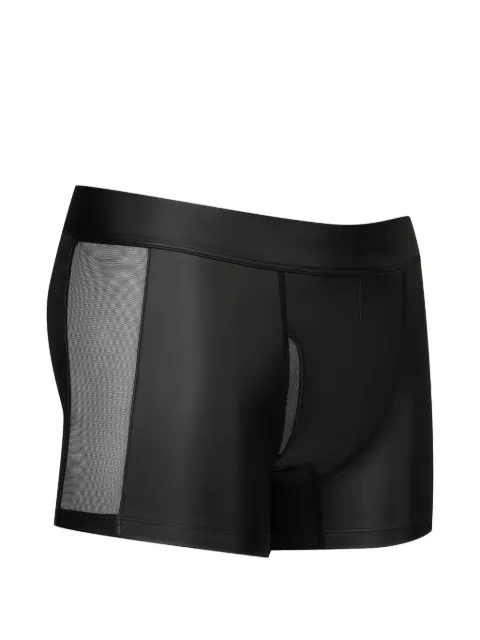 Maison Close Chambre Noire mesh-panel boxers Black 563100