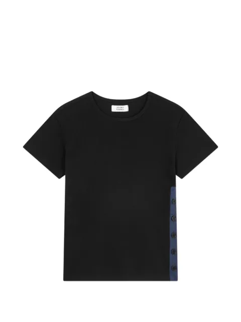 TOMBOY side-button T-shirt Black 9106222205