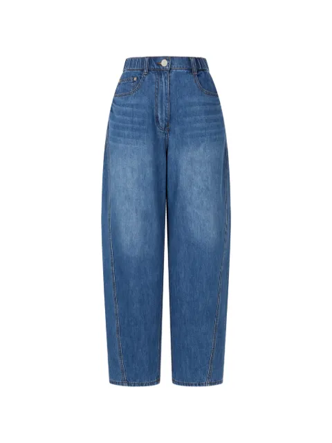 TOMBOY Curved denim jeans Blue 9106262203