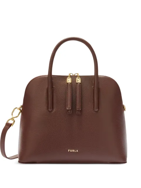 Furla S Atmosfera Dome leather tote bag Brown WB01936BX03051007