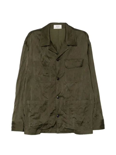 System crinkle jacket Green SH2G1WOTT01M