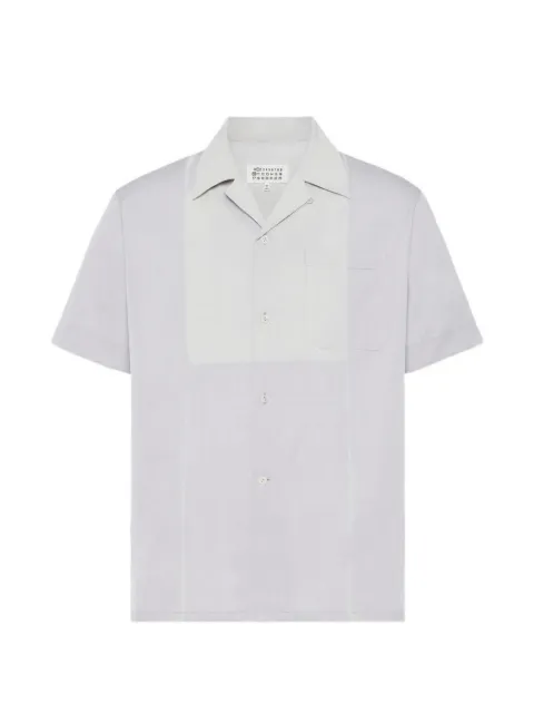 Maison Margiela panelled short-sleeved shirt Grey S50DR0014