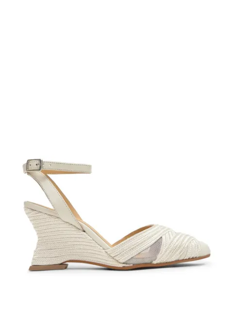 Castañer Joy geometric-wedge espadrilles Neutrals 026098