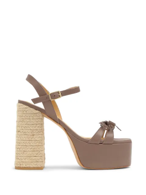Castañer Florina bow-detail sandals Brown 026080
