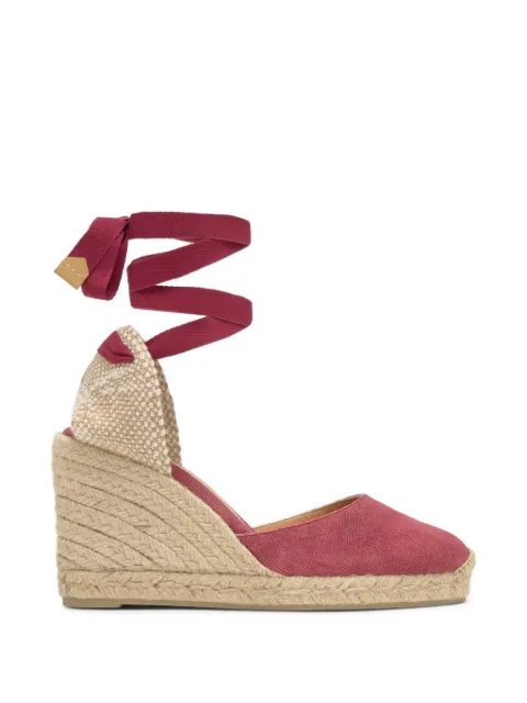Castañer Carina wedge espadrilles Red 021642