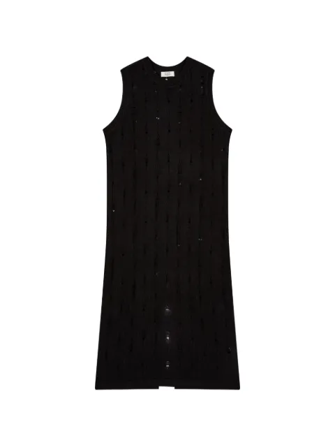 TOMBOY distressed sleeveless dress Black 9106241222