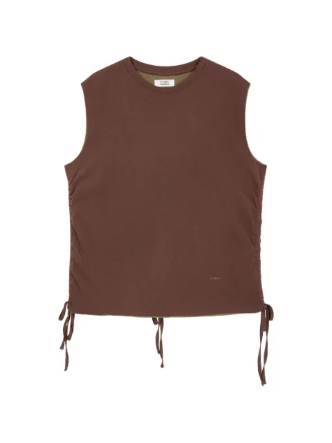 TOMBOY ruched drawstring top Brown 9106222218