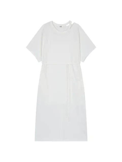 TOMBOY belted cut-out maxi dress White 9106241218