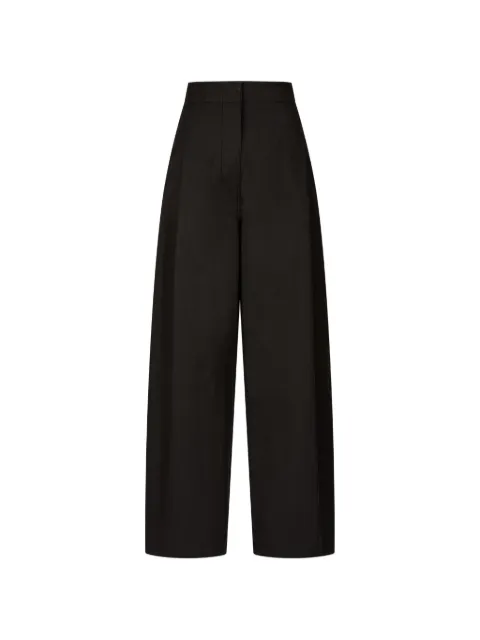 TOMBOY pleated wide-leg trousers Black 9106231216