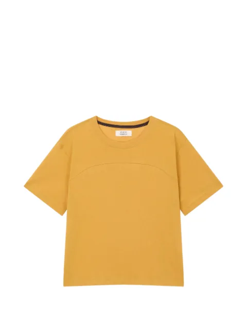 TOMBOY embroidered back-seam T-shirt Yellow 9106222203