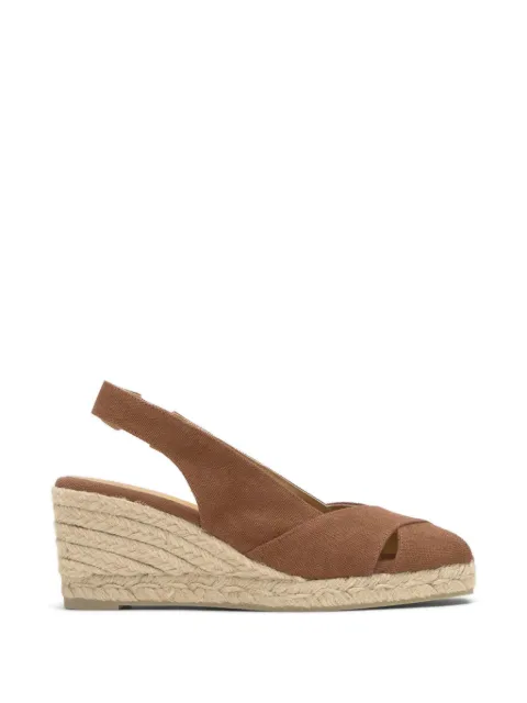 Castañer Diana peep-toe espadrilles Brown 025634