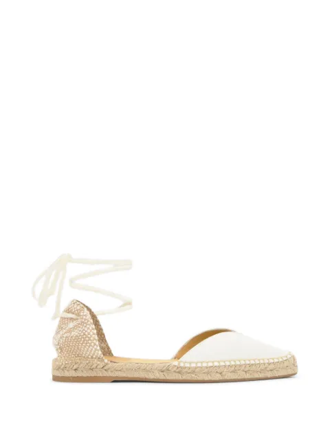 Castañer Brava lace-up espadrilles White 026108