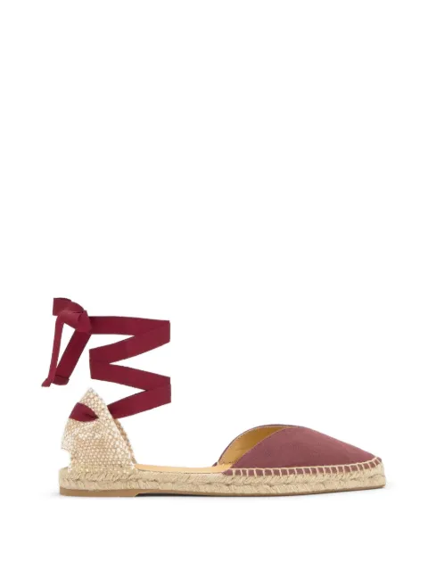 Castañer Brava lace-up espadrilles Red 026219