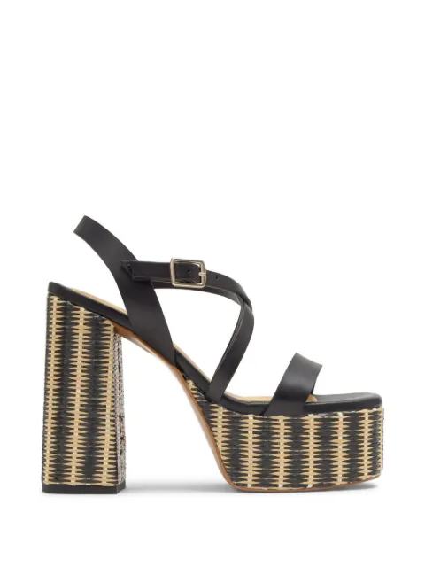 Castañer Felisa platform sandals Black 026221