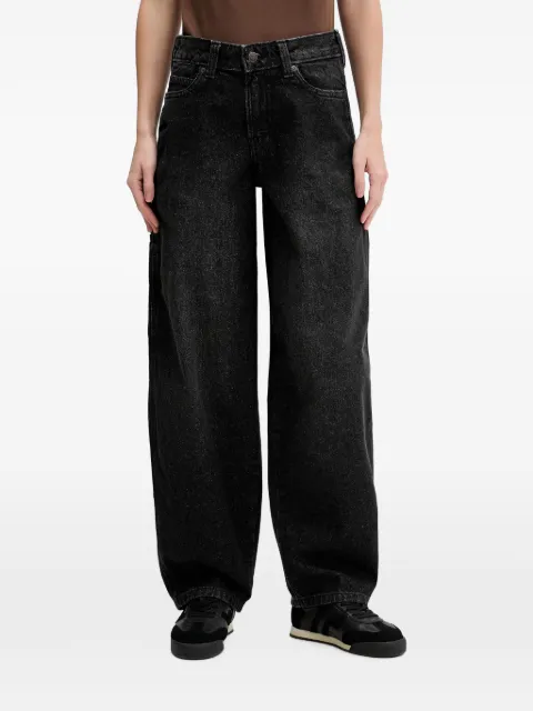 DICKIES 957 logo-patch wide-leg jeans Black DK0A885JL241