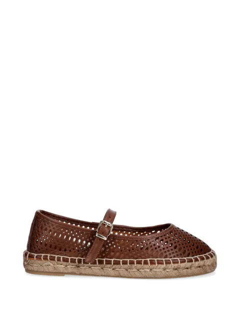 BILLI BI perforated leather espadrilles Brown A9720