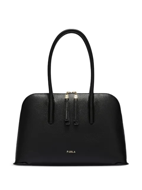 Furla M Atmosfera Dome leather tote bag Black WB01769BX03051007