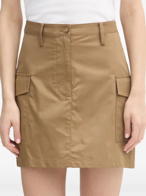 Blauer Blueview cargo-pocket A-line mini skirt Brown BLDV05282