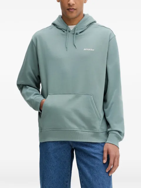 DICKIES Loretto logo-embroidered drawstring hoodie Blue DK0A889XL371