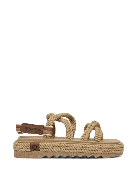 BOHONOMAD rope-detail platform espadrilles Neutrals TAH0012MPS