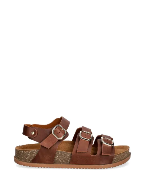 BOHONOMAD triple-strap buckle-fastening sandals Brown GRN12