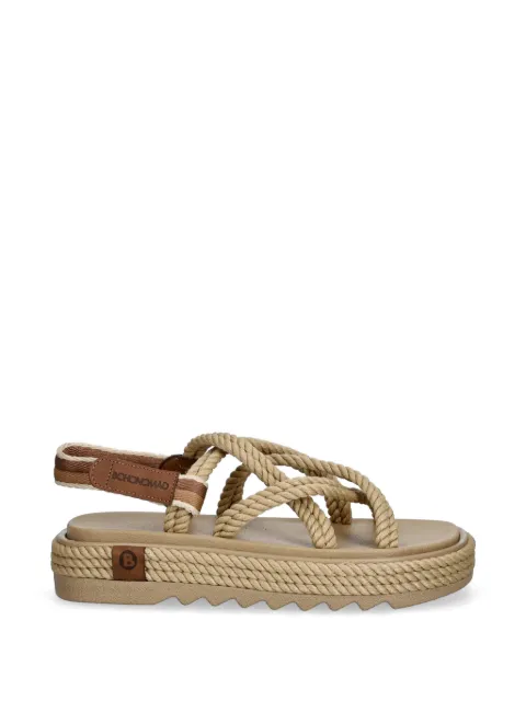 BOHONOMAD rope-detail platform espadrilles Neutrals BOD0012MPS