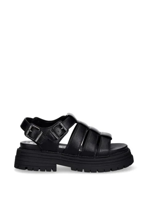 Buffalo Lennox Fisher buckle-fastening platform sandals Black 1602322