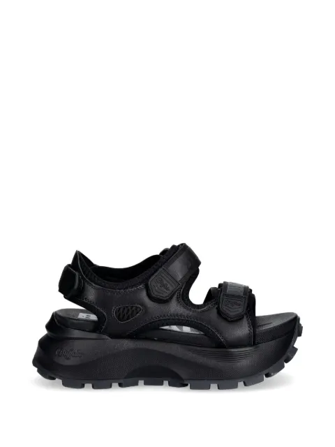 Buffalo Manhatten SND touch-strap platform sandals Black 1602367