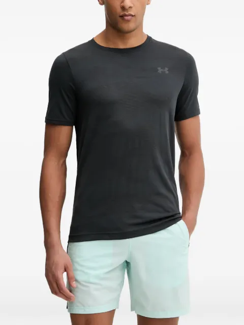 Under Armour Vanish Elite Seamless Camo logo-print jacquard T-shirt Black 6010589