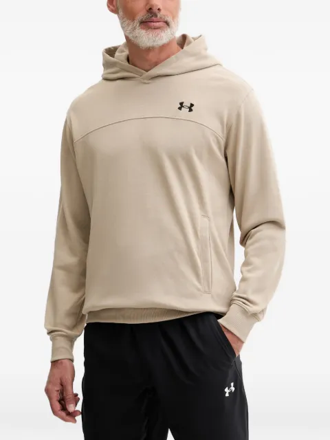 Under Armour Rival Lightweight logo-embroidered hooded hoodie Neutrals 6012335