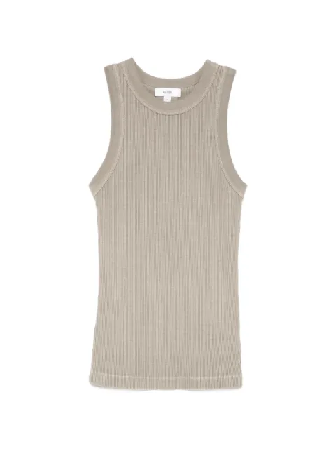 AGOLDE Leigh ribbed tank top Neutrals A74211260