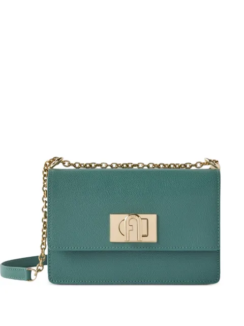 Furla 1927 grained-leather mini bag Green BAFKACOARE0009161