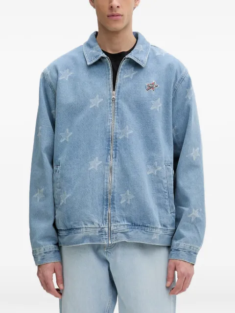 Vans Pomona denim station jacket Blue VN000T6QCDX1