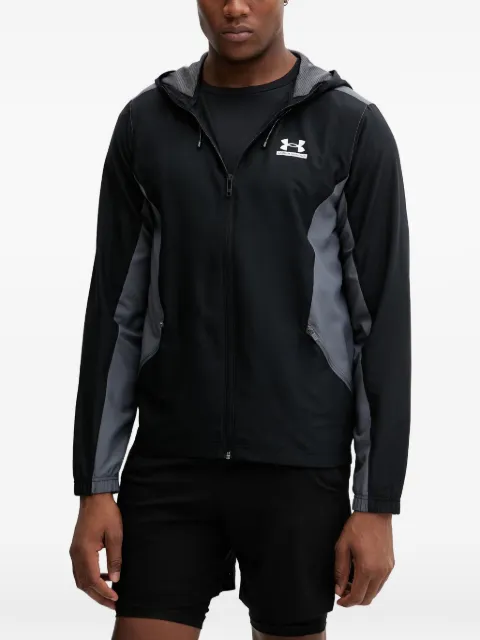 Under Armour Tech™ Sport Woven colour-block drawstring-hood jacket Black 6011267