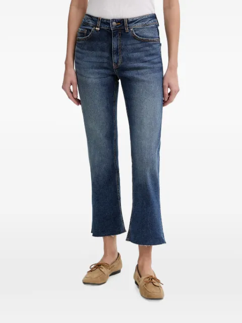 Benetton faded raw-cut jeans Blue 4OTADE010901