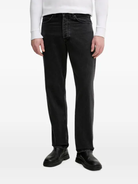 Benetton faded-effect straight-leg jeans Black 4VKEUE01D9