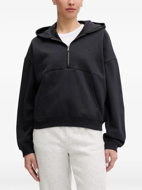 Under Armour Icon logo-embroidered half-zip hoodie Black 6012843