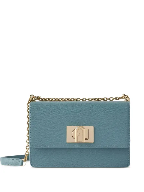 Furla 1927 grained-leather mini bag Blue BAFKACOARE0009161
